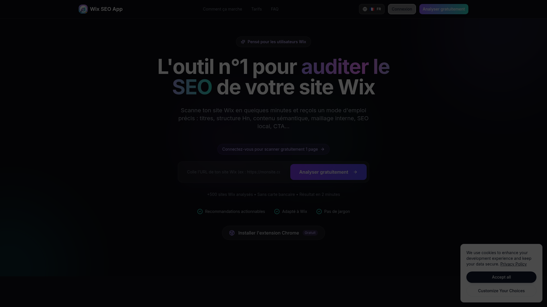 Wix SEO App